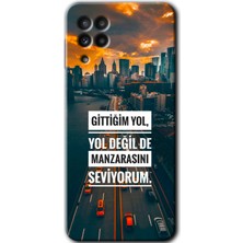 Galaxy M32 Kılıf Hd Desen Baskılı Arka Kapak + Kırılmaz Cam - Manzara Seviyorum