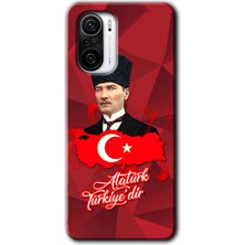 Redmi MI11I Kılıf Hd Desen Baskılı Arka Kapak - Atatürkiye