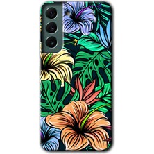 Gramaphone Galaxy S22 Kılıf Hd Desen Baskılı Arka Kapak - Hibiscus Flowers