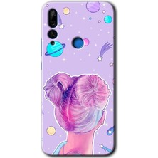 Gramaphone Huawei P Smart Z Kılıf Hd Desen Baskılı Arka Kapak - Uzaylı Kız