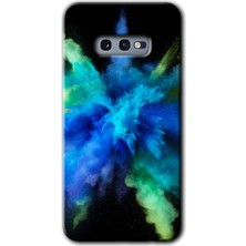 Gramaphone Galaxy S10E Kılıf Hd Desen Baskılı Arka Kapak + Kırılmaz Cam - Karışım 1