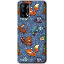 Gramaphone Oppo A54 Kılıf Hd Desen Baskılı Arka Kapak + Kırılmaz Cam - Animals Funny