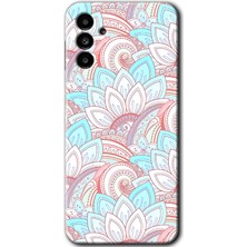 Gramaphone Galaxy M23 Kılıf Hd Desen Baskılı Arka Kapak + Esnek Nano Cam - Çin Mandala 1