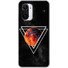 Gramaphone Redmi MI11I Kılıf Hd Desen Baskılı Arka Kapak + Esnek Nano Cam - Kızıl Gezegen