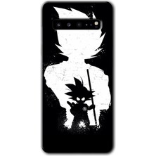 Gramaphone Galaxy S10 Plus Kılıf Hd Desen Baskılı Arka Kapak + Kırılmaz Cam - Anime