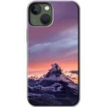 Gramaphone Apple iPhone 13 Mini Kılıf Hd Desen Baskılı Arka Kapak + Esnek Nano Cam - Zirve