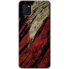 Gramaphone Galaxy Note 10 Lite Kılıf Hd Desen Baskılı Arka Kapak + Esnek Nano Cam - Kumaş Deseni 6