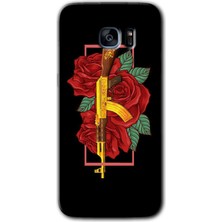 Gramaphone Galaxy S7 Edge Kılıf Hd Desen Baskılı Arka Kapak + Esnek Nano Cam - Bedel