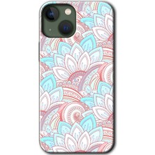 Gramaphone Apple iPhone 13 Mini Kılıf Hd Desen Baskılı Arka Kapak + Esnek Nano Cam - Çin Mandala 1