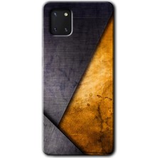 Gramaphone Galaxy Note 10 Lite Kılıf Hd Desen Baskılı Arka Kapak + Kırılmaz Cam - Abstract 3