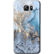 Gramaphone Galaxy Note 5 Kılıf Hd Desen Baskılı Arka Kapak + Esnek Nano Cam - Eski Mermer