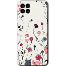 Gramaphone Galaxy M33 Kılıf Hd Desen Baskılı Arka Kapak + Kırılmaz Cam - Mat Çiçek