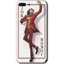 iPhone 7 Plus Kılıf Hd Desen Baskılı Arka Kapak + Kırılmaz Cam - Joker Iskambil