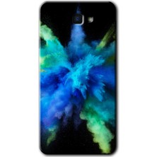 Galaxy J7 Prime 2 Kılıf Hd Desen Baskılı Arka Kapak + Kırılmaz Cam - Karışım 1