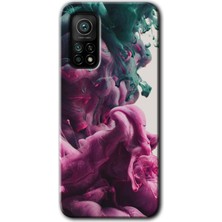 Xiaomi Mi 10T Kılıf Hd Desen Baskılı Arka Kapak - Liquid Cloud