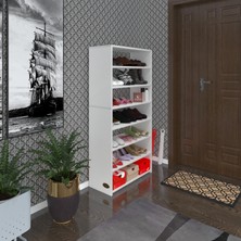 Kenz Life  Ayakkabılık Goya Byz 140*70*30 Arkalıksız Ayakkabı Ofis Dolabı Iki Bölme