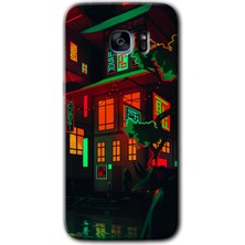 Gramaphone Galaxy S7 Edge Kılıf Hd Desen Baskılı Arka Kapak + Esnek Nano Cam - China Street