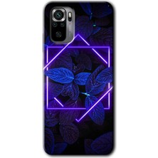 Gramaphone Redmi Note 10 Kılıf Hd Desen Baskılı Arka Kapak + Esnek Nano Cam - Mekanik Yaprak 5