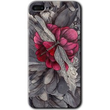 Gramaphone Apple iPhone 7 Plus Kılıf Hd Desen Baskılı Arka Kapak - Kelebek Ömrü