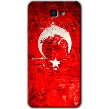 Galaxy J7 Prime 2 Kılıf Hd Desen Baskılı Arka Kapak + Kırılmaz Cam - Albayrak 2