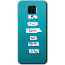 Gramaphone Redmi Note 9 Pro Kılıf Hd Desen Baskılı Arka Kapak + Kırılmaz Cam - Want You