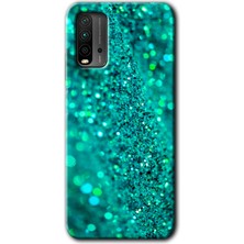 Redmi 9t Kılıf Hd Desen Baskılı Arka Kapak + Esnek Nano Cam - Diamonds