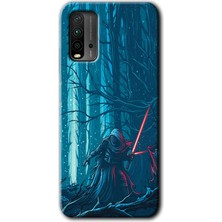Redmi 9t Kılıf Hd Desen Baskılı Arka Kapak + Kırılmaz Cam - Jedi