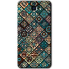 Galaxy J7 Prime Kılıf Hd Desen Baskılı Arka Kapak + Kırılmaz Cam - Mat Mandala