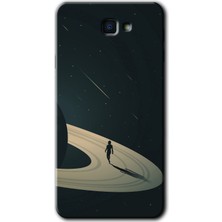 Gramaphone Galaxy J7 Prime Kılıf Hd Desen Baskılı Arka Kapak + Kırılmaz Cam - Space Planet