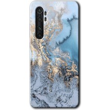 Xiaomi Mi Note 10 Lite Kılıf Hd Desen Baskılı Arka Kapak - Eski Mermer
