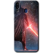 Gramaphone Galaxy M10 Kılıf Hd Desen Baskılı Arka Kapak + Esnek Nano Cam - Kylo Ren