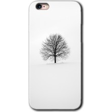Gramaphone Apple iPhone 6 Plus Kılıf Hd Desen Baskılı Arka Kapak + Esnek Nano Cam - Alone Tree