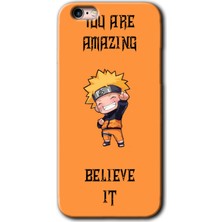 Gramaphone Apple iPhone 6 Plus Kılıf Hd Desen Baskılı Arka Kapak + Kırılmaz Cam - Kendine Inan