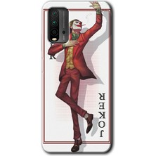 Gramaphone Redmi 9t Kılıf Hd Desen Baskılı Arka Kapak + Esnek Nano Cam - Joker Iskambil