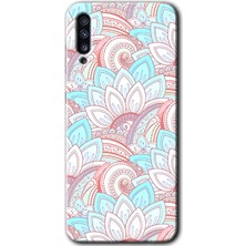 Galaxy A30S Kılıf Hd Desen Baskılı Arka Kapak + Kırılmaz Cam - Çin Mandala 1