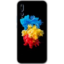 Huawei P Smart Z Kılıf Hd Desen Baskılı Arka Kapak + Kırılmaz Cam - Black 1