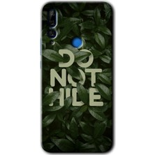 Huawei Y9 Prime 2019 Kılıf Hd Desen Baskılı Arka Kapak + Esnek Nano Cam - Do Not Hide