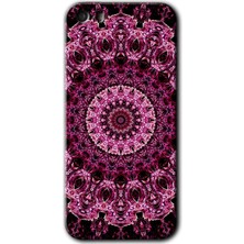 Gramaphone Apple iPhone 5s Kılıf Hd Desen Baskılı Arka Kapak + Kırılmaz Cam - Mandala Patterns Kaleidoscope
