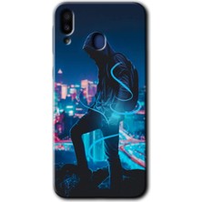 Galaxy M10 Kılıf Hd Desen Baskılı Arka Kapak + Esnek Nano Cam - Spill Boy