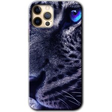 iPhone 12 Pro Kılıf Hd Desen Baskılı Arka Kapak - Kaplan