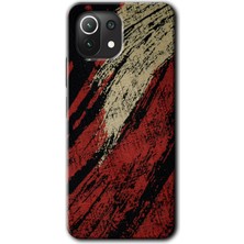 Xiaomi Mi 11 Kılıf Hd Desen Baskılı Arka Kapak + Kırılmaz Cam - Kumaş Deseni 6