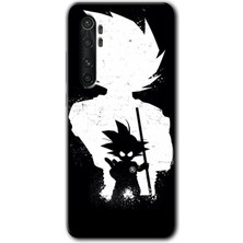 Xiaomi Mi Note 10 Lite Kılıf Hd Desen Baskılı Arka Kapak + Kırılmaz Cam - Anime