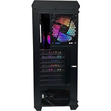 Dark Guardian 500W 80+ Bronze 4x12cm FRGB LED Fanlı Full Cam Yan ve Mesh Ön Panel USB 3.0 Bilgisayar Kasası (DKCHGUARDIAN580)