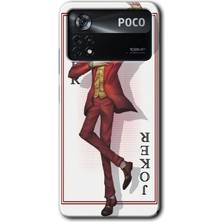 Poco X4 Pro Kılıf Hd Desen Baskılı Arka Kapak + Esnek Nano Cam - Joker Iskambil