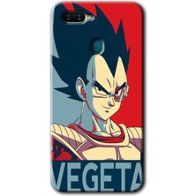 Oppo A5S Kılıf Hd Desen Baskılı Arka Kapak + Kırılmaz Cam - Vegeta