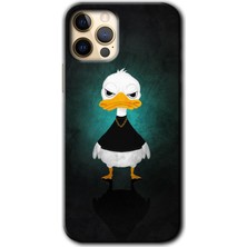 iPhone 11 Pro Kılıf Hd Desen Baskılı Arka Kapak - Angry Duck
