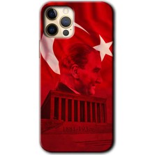 iPhone 12 Pro Max Kılıf Hd Desen Baskılı Arka Kapak - Anıtkabir Atatürk