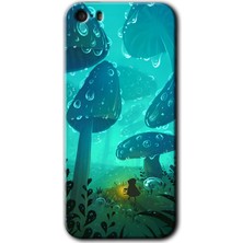 iPhone 5s Kılıf Hd Desen Baskılı Arka Kapak + Kırılmaz Cam - Silhoutte Dropss