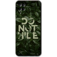 Gramaphone Galaxy M12 Kılıf Hd Desen Baskılı Arka Kapak + Kırılmaz Cam - Do Not Hide