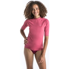 Decathlon OLAIAN Kadın Tişört - Uv Korumalı - Pembe - 100